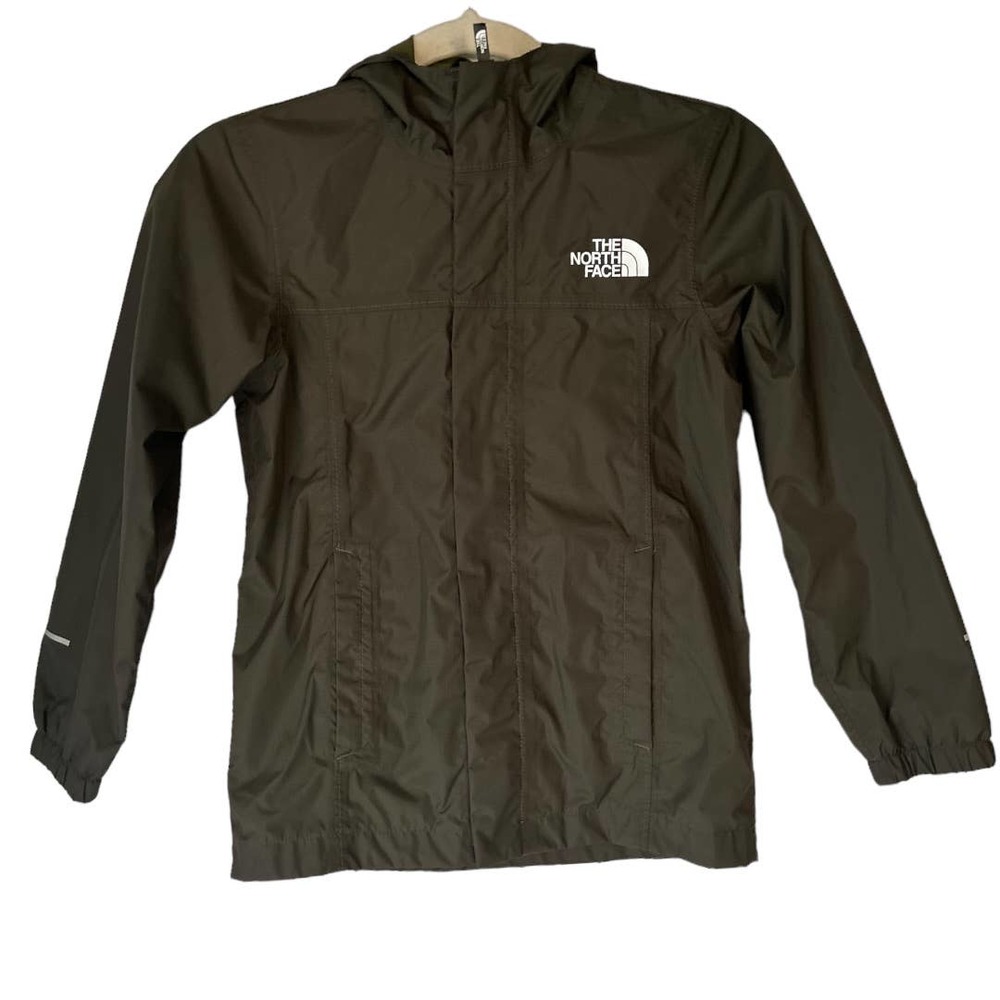 The North Face Kids Raincoat in Olive Green